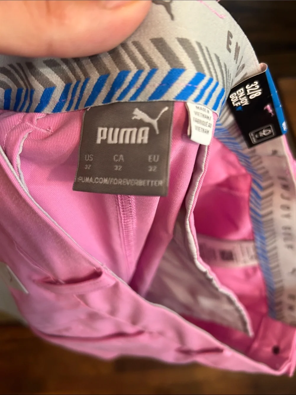 Puma Men’s Pink Performance Golf Shorts